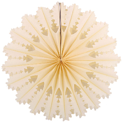 Снежинка ажурная 50 см айвори