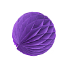 Бумажное украшение шар 10 см, сиреневый