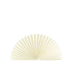 Веер-гармошка 160г/м 70 см, слоновая кость