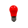 Лампа светодиодная Груша d-45 E27 W3, красный