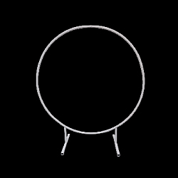 Каркас для фотозоны Круг d-2,4м, белый 