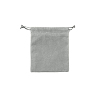Мешочек велюровый 10х12 см, светло-серый