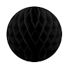 Бумажное украшение шар 40 см черный